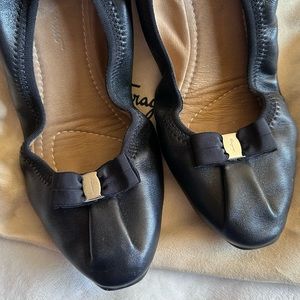 SALVATORE FERRAGAMO - Leather ballet flats